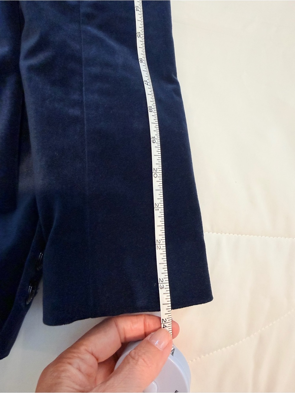 🦚 EUC WHBM Velvet Trophy Blazer River Teal Size 4 - Picture 10 of 13
